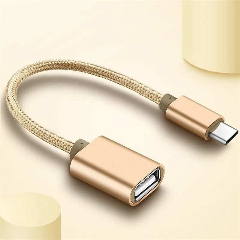 Высокоскоростной адаптер USB 2 0 Type C OTG Micro Female to Male конвертер для Samsung Galaxy Note 8