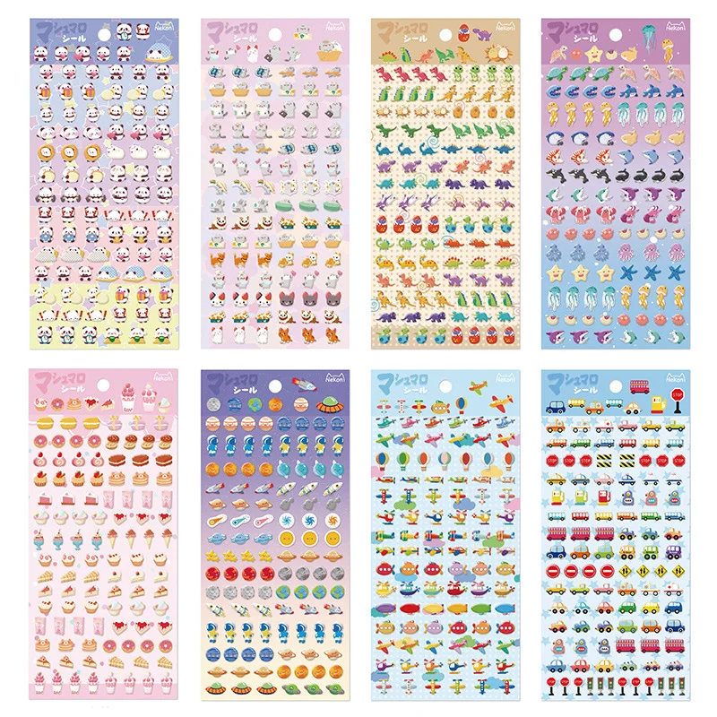 

20sets/lot Cute cartoon foam Diary Stationery Stickers Decorative Mobile Stickers Scrapbooking DIY Craft Stickers