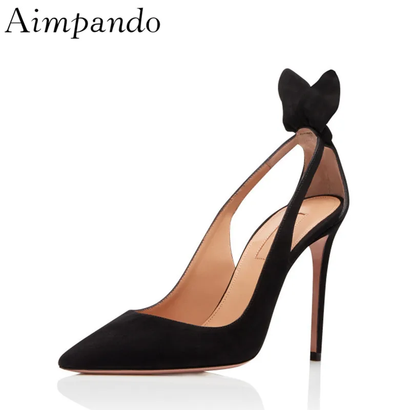 

Point Toe High Heels Women Autumn Stiletto Heel New Style Shallow Slim Pumps Rabbit-ear Decor Party Shoes High Heel Shoes Woman