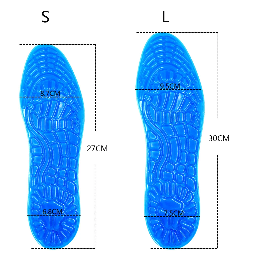 KOTLIKOFF мягкая амортизирующая подушка для бега и ходьбы удобные массажные гелевые стельки для обуви для женщин и мужчин