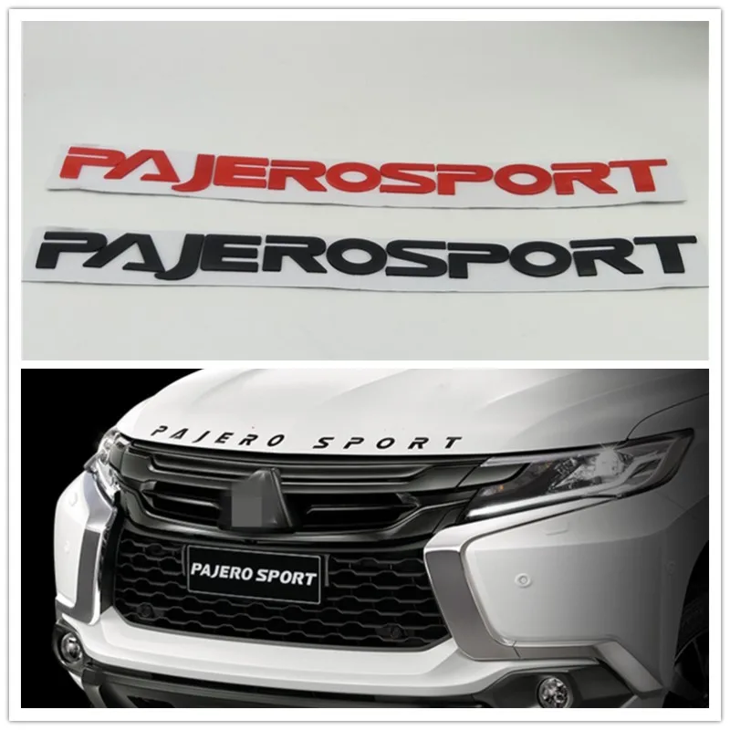 Для Mitsubishi Pajero Sport эмблема на передний капот логотип табличка значок буквы