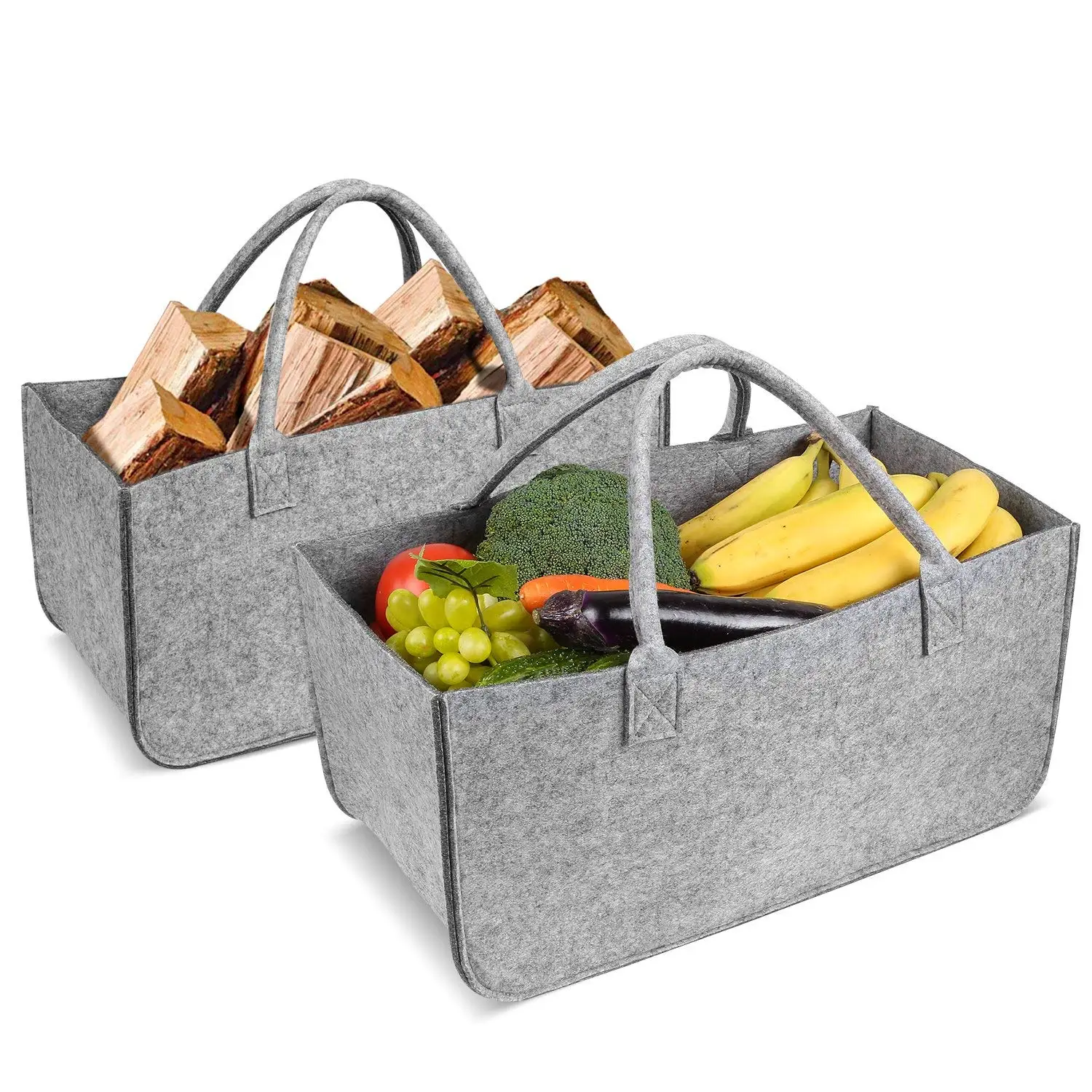2018 new hotsale fashion high quality lady bag casual all-purpose Felt Purse, Felt Storage Bag Large Capacity Casual Shopping Ba