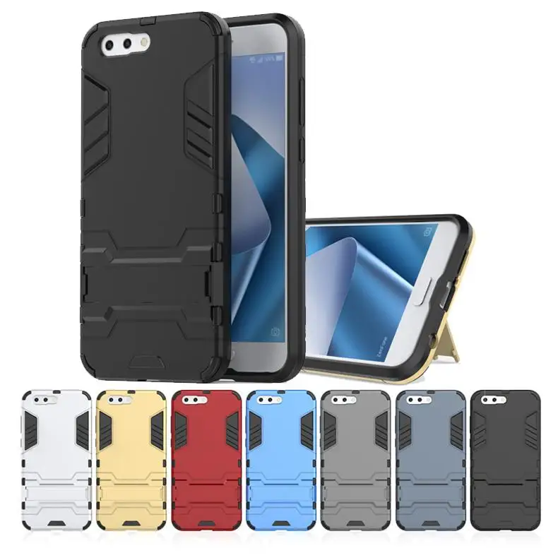 

For Asus Zenfone 4 5.5'' ZE554KL Hybrid Armor Rugged Rubber Kickstand Case Cove