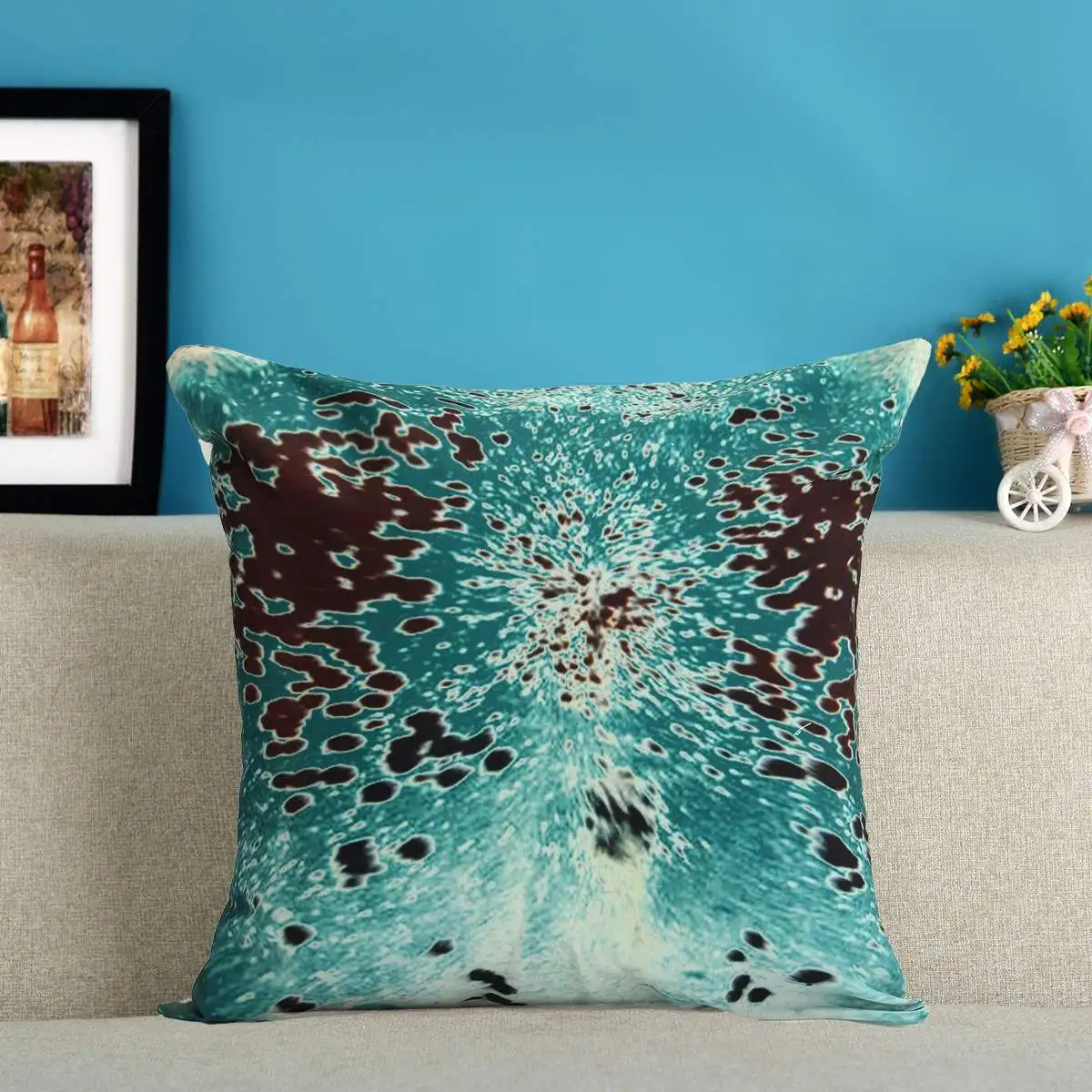 Achetez en gros décoratif turquoise oreillers en ligne à ...