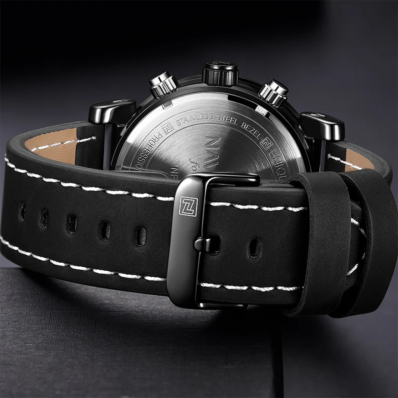 NAVIFORCE Luxury Men's LED Analog Quartz Watch Men Army Military Sport Watches Male Waterproof Date Wristwatch Relogio Masculino