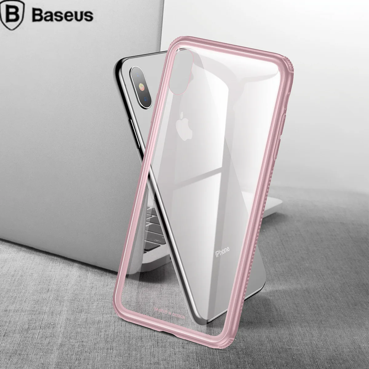 BASEUS Phone Case for iphone Xs XR Xs Max case hard See through Glass