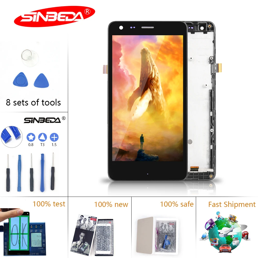 

4.7"Original For XIAOMI Redmi 2 LCD Display Touch Screen with Frame DigitizerAssembly For Xiaomi Redmi 2 Display