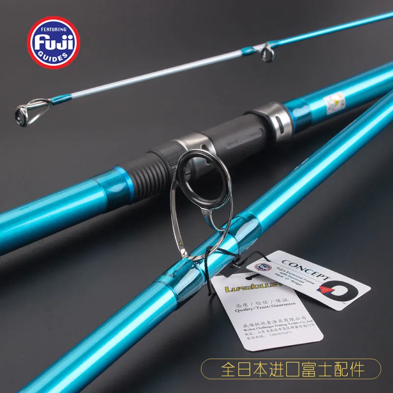 Lurekiller абсолютно японский качественный полный Fuji Surf Rod 4,05 м углеродный 3 секции 100-250 г Surf casing rods