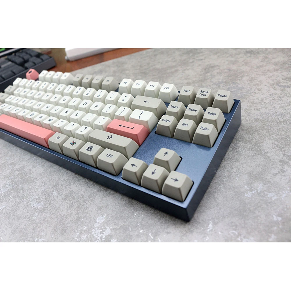 MP SA 9009 цветные ретро колпачки для ключей вишневые ПБТ красители профиль