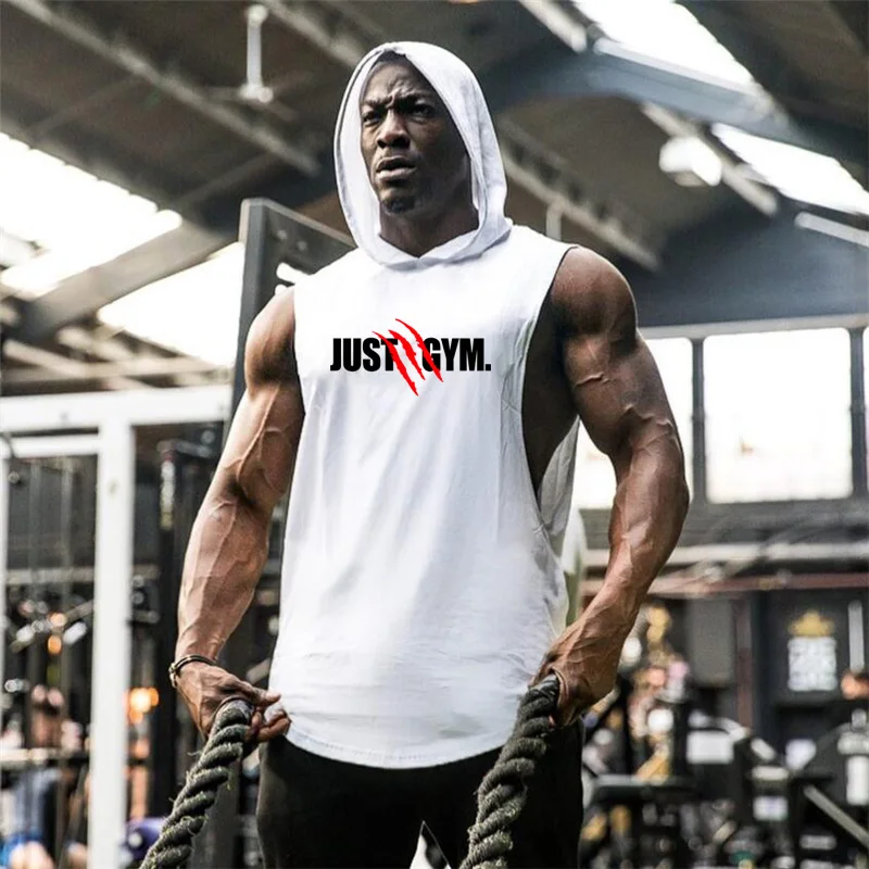 Бренд Muscle Guys мужские спортивные костюмы майка толстовки для фитнеса мужская