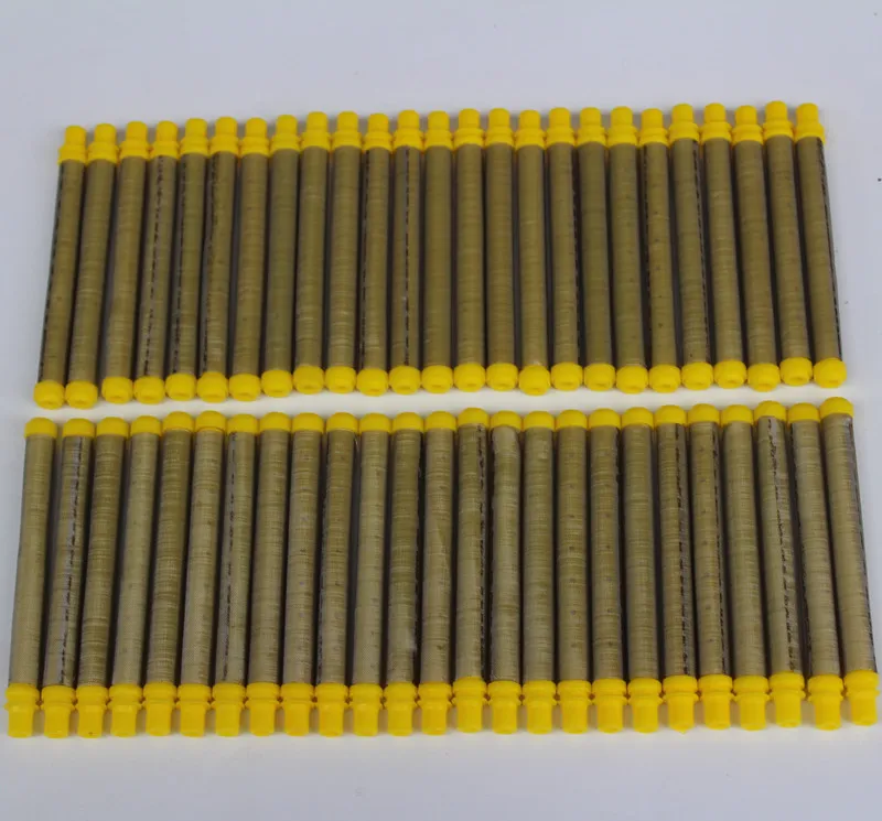50Pcs100 Mes безвоздушный фильтр для пистолета из нержавеющей стали элементы