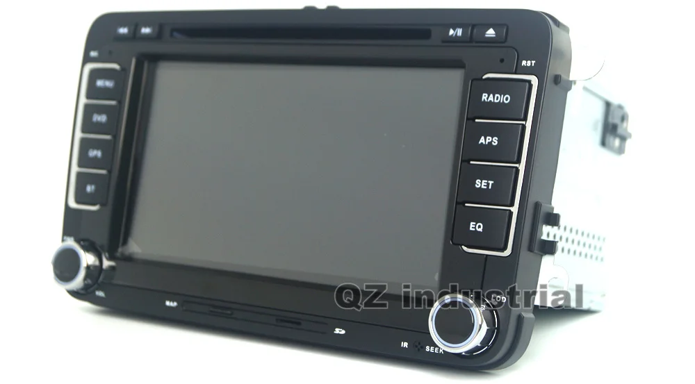 Excellent QZ industrial rns510 2din 7inch Car DVD player for VW JETTA PASSAT/B6/CC GOLF 5/6 POLO Touran Tiguan Caddy SEAT with Wifi GPS 3G 5