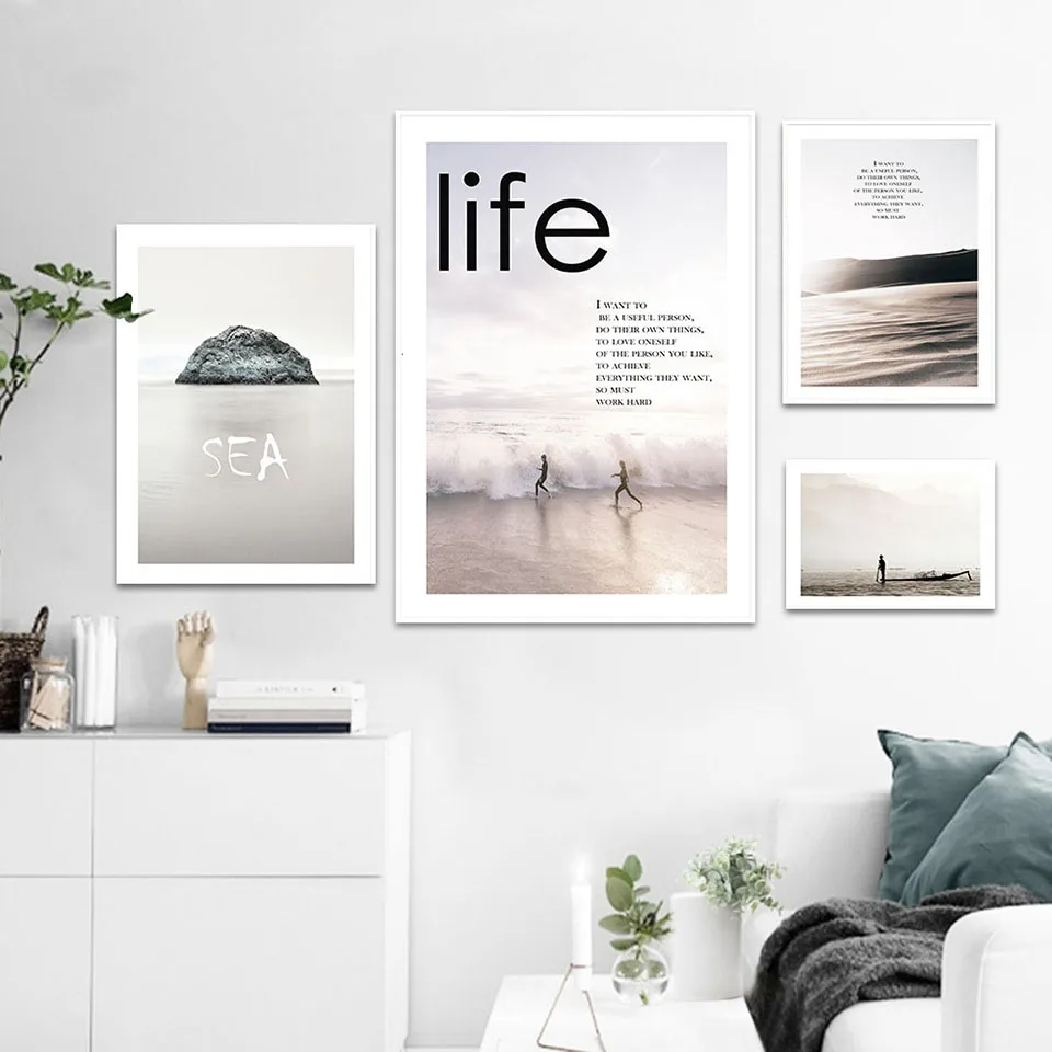 Nordic-Style-Motivational-Posters-and-Prints-Life-Quote-Wall-Art-Canvas-Painting-Wall-Picture-for-Living