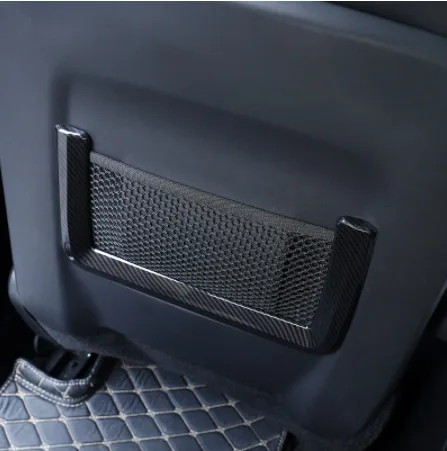 Для Land Rover Дискавери Спорт- автомобиль-Стайлинг углеродного волокна стиль ABS пластмассовый задний ряд Каркас сиденья отделка авто аксессуары