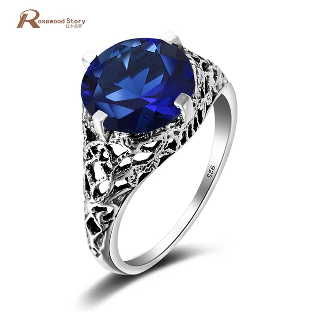 925 Sterling Silver Wedding Crown Ring Anime Created Shire Stone 925 Sterling Silver Wedding Crown Ring Anime Created Shire Stone Rings For Women Vintage Jewelry