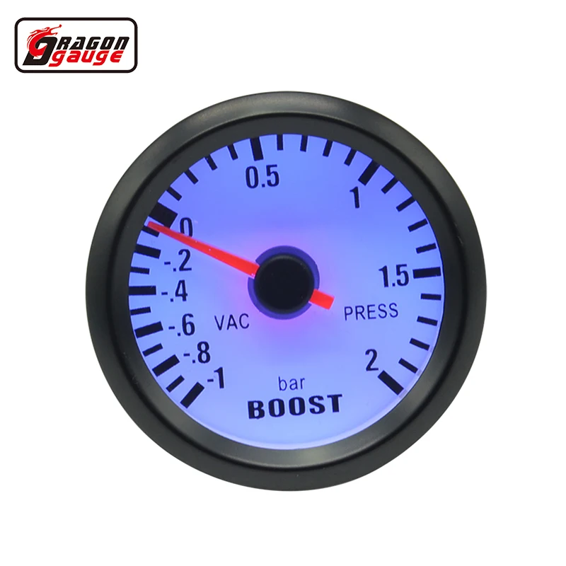 

Dragon gauge 52mm Blue backlight Auto Car turbo boost gauge turbin gauge bar pointer meter unit bar and vac gauge meter