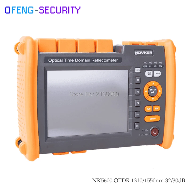 

Free Shipping NOVKER NK5600 Fiber Optic OTDR 30/32DB 100km 1310/1550nm With VFL OPM Light Source by DHL