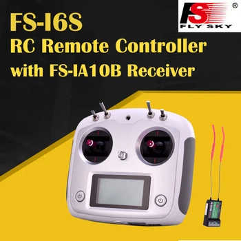 

Flysky FS-i6S 2.4GHz 10CH Transmitter Remote Controller with FS-iA10B Receiver for RC Quadcopter drone mode 2