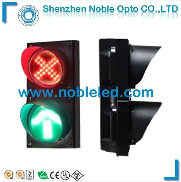 Manufacturer 100mm Red Cross Green Arrow Traffic Light For Salearrow