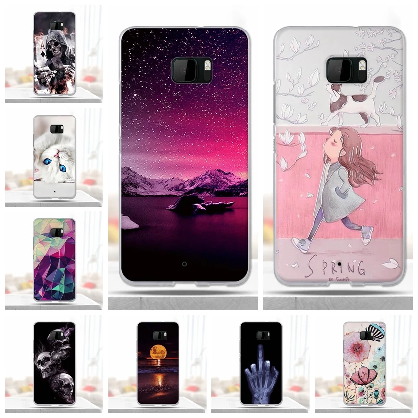

For Fundas HTC U Ultra Case Colorful Soft Silicone TPU Phone Cover for HTC U Ultra Case Cover For Coque HTC U Ultra Case Covers
