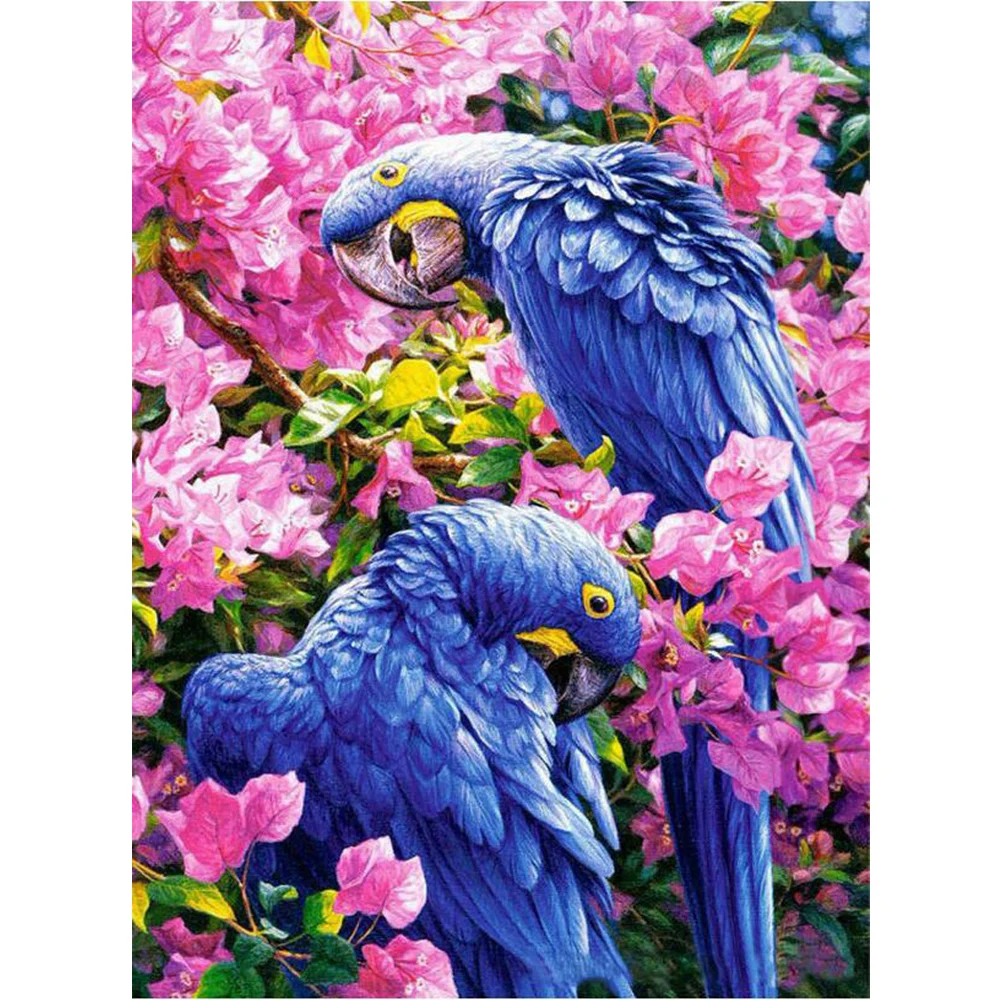 

most popular russian style parrot 5d diamond painting Full Rhinestone Embroidery square Diamond canvas picture home decor H857