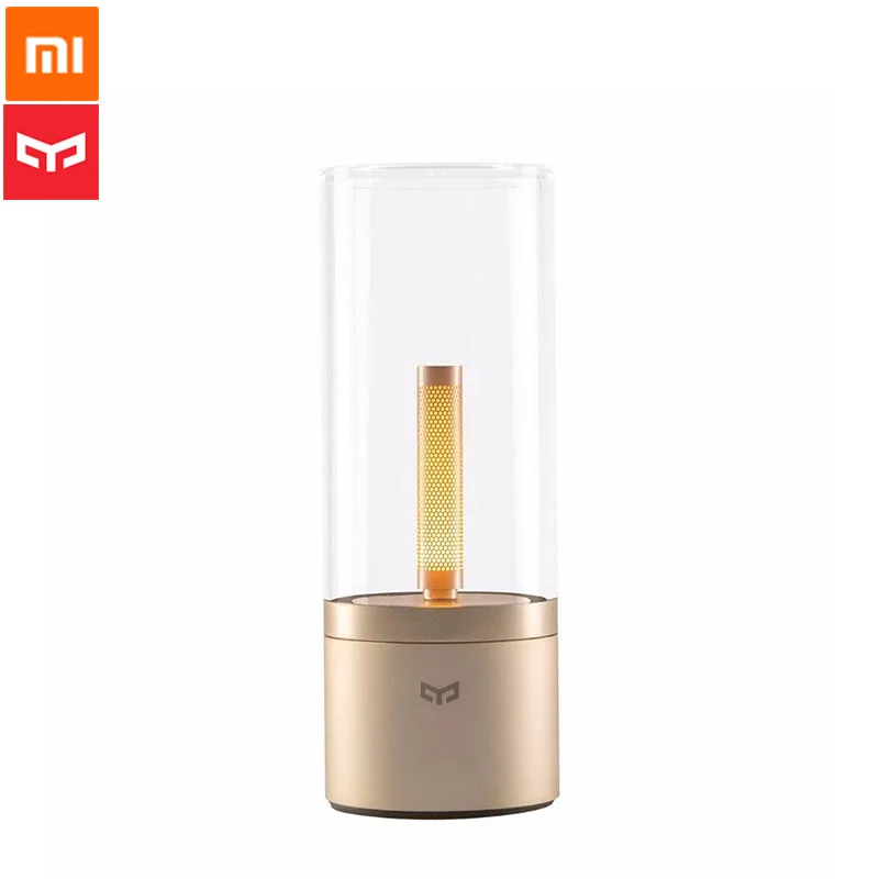 Xiaomi YEE светильник Candela Smart Atmosphere Candela светильник 6,5 Вт перезаряжаемый светодиодный светильник с регулируемой яркостью, ночник с умным управлением, настольная лампа - Цвет: Белый