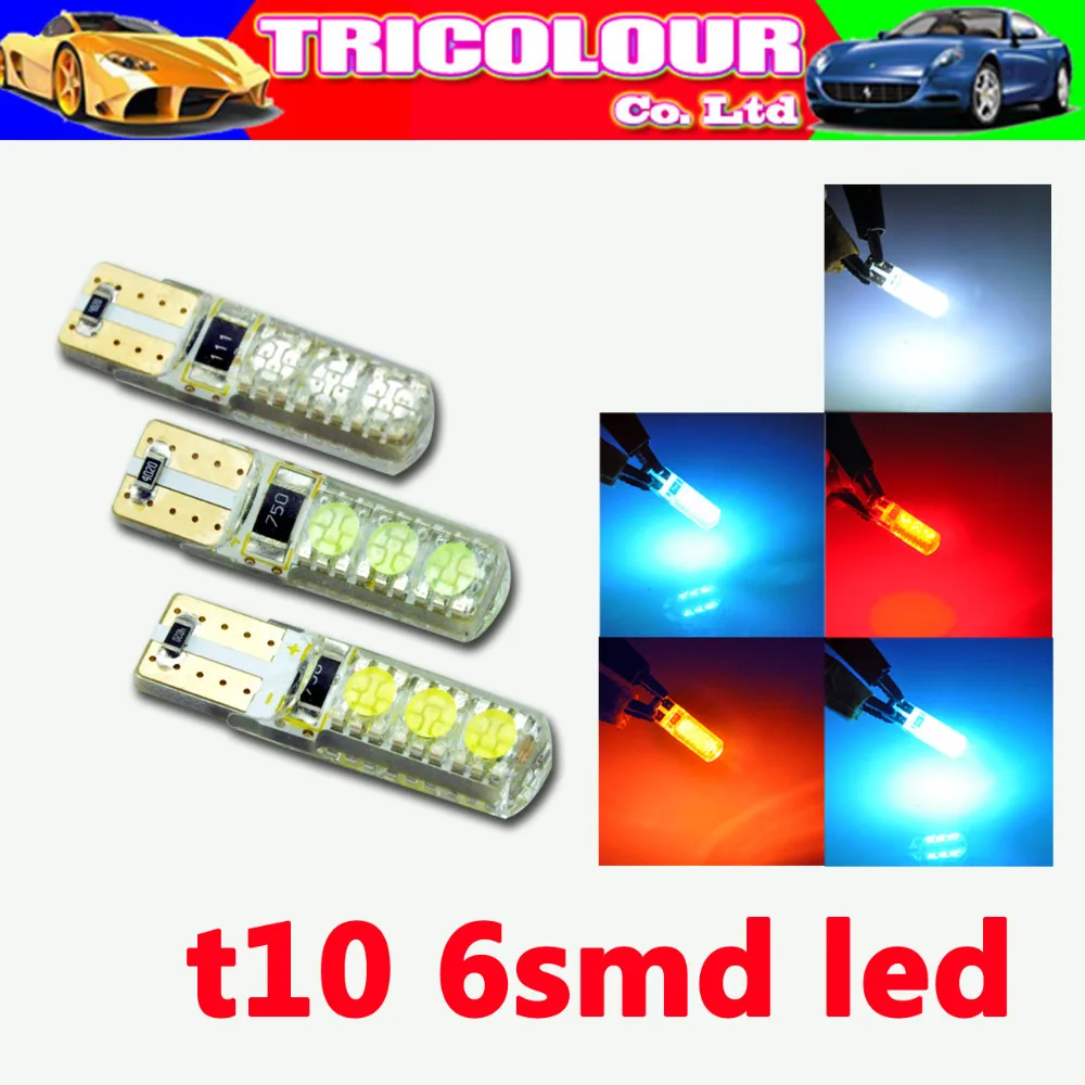 2016 T10 6 SMD Canbus LED T10 High Power LED Light Car Interior Light
