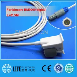 Длинный кабель ребенка и педиатрический клип spo2 датчик для biocare BM9000 цифровой