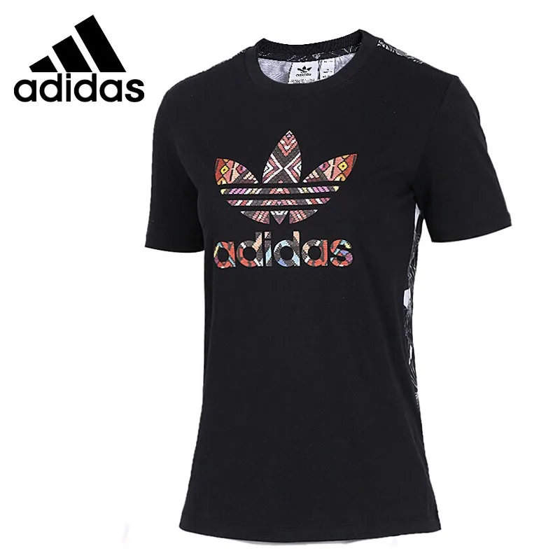 Original New Arrival 2018 Adidas Originals FARM TREFOIL Women's T-shirts short sleeve Sportswear