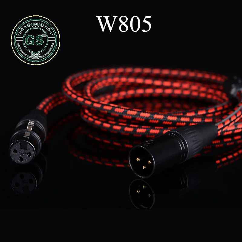 

GUSUO XLR Male To Female Plug Microphone Audio Stereo Amplifier Guitar Speaker Extension M/F Cable W805 1M-30M