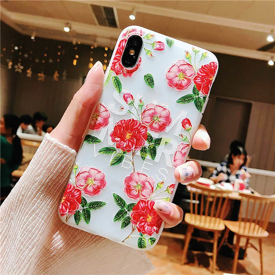 YAMIZOO For iPhone Xr Case Cute Silicone Soft TPU Funda For iPhone 8 5s 7 se Xs Max Case Luxury Girls Coque For iPhone 6 Case On (6)