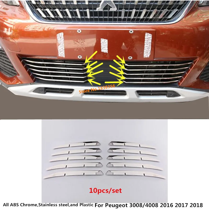 Car body protection trim Front up racing Grid Grill Grille frame lamp