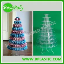 1 Набор 10 ярусов полка макарон, демонстрационная полка макарон, дерево Макарон с подставкой