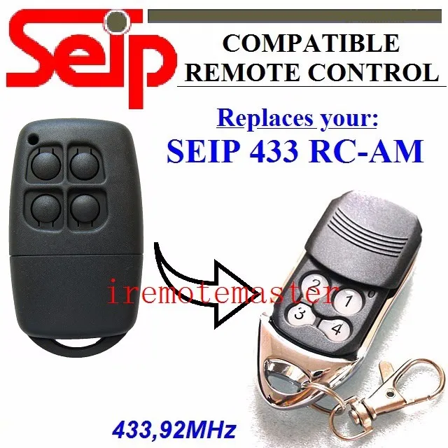 

NEW for SEIP 433 RC-AM replacement remote control 433,92mhz