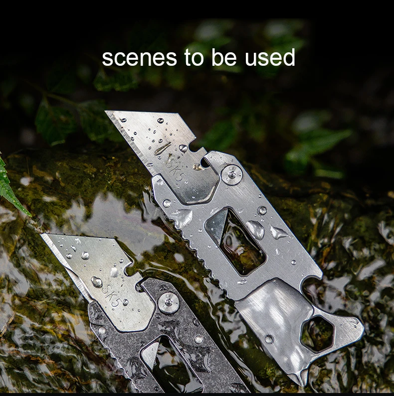 SK5 многофункциональный нож уличные ножи Бумага Резак открывалка для упаковки винт ключ, дюймовый стандарт многофункциональный EDC ключ Комбинации инструменты