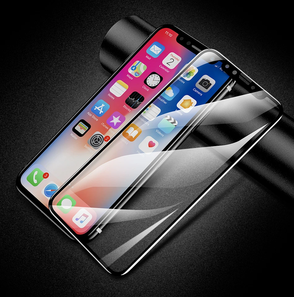 3D Full Curved For iPhone X Screen Protector HD Vision Hydrophobic Oil Touch Sensitive Soft PET Screen Protector For iPhone X 10 (8)