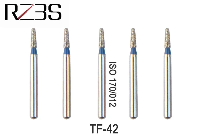 12 шт. стоматологический Алмазный ФГ 1,6 мм плоский конус Бур для NSK Стиль высокоскоростной воздушный турбинный TF-31, TF-41, TF-42, TF-43