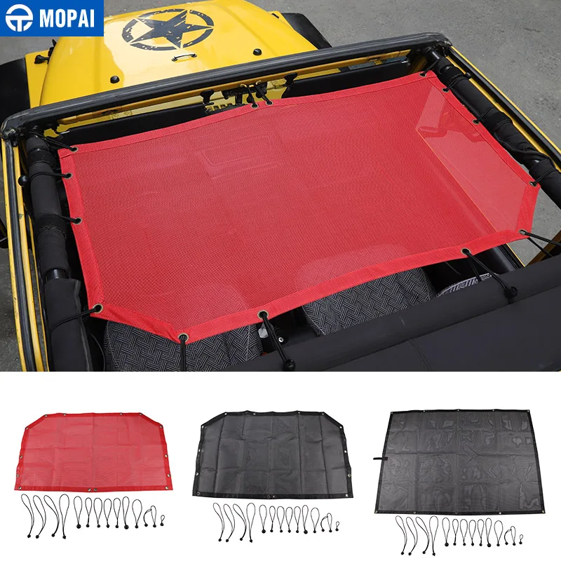 Автомобильный солнцезащитный козырек MOPAI для Jeep Wrangler 1997 2006 с защитой от УФ