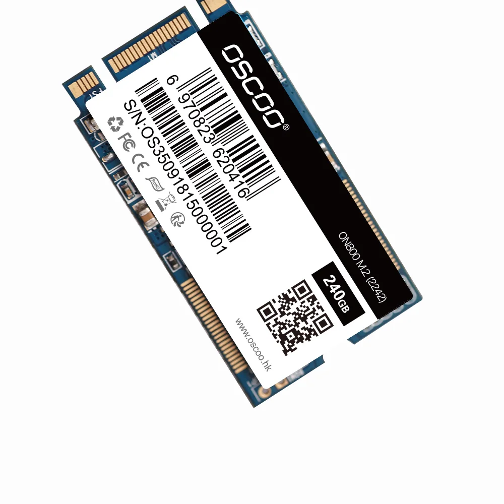 Бесплатная доставка OSCOO 22*42 мм NGFF SSD 120 ГБ 240 SATA III 6 ГБ/сек. Internal Solid State диск для