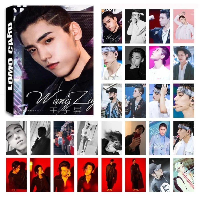 2019 30 шт./компл. KPOP девять процентов Wangziyi один альбом HD фото карты ПВХ Self Made ЛОМО