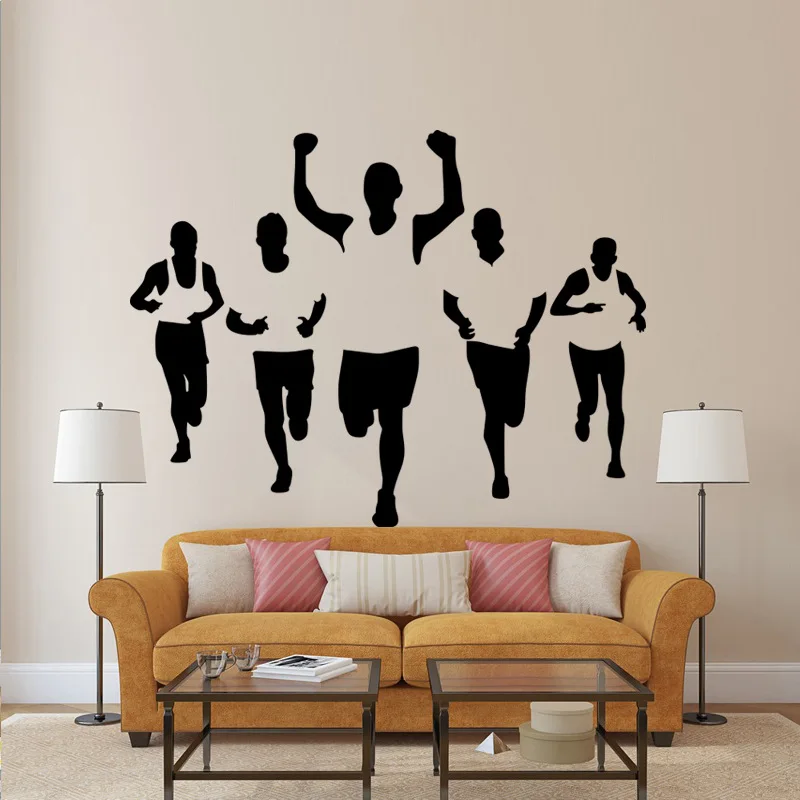 Buy Five Athletes Wall Stickers Living Room Bedroom