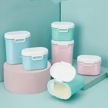 Детский контейнер для сухого молока, портативный пищевой контейнер для таблеток, запечатанный детский ящик для молока, портативный пищевой детский ящик для хранения