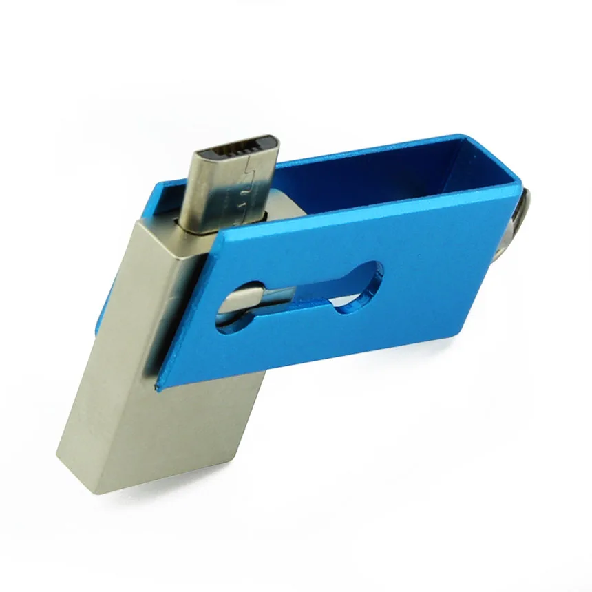 CHYI Metal Micro Usb Pen Drive OTG USB 2 0 Flash Drive 64GB 32GB 16GB 8GB