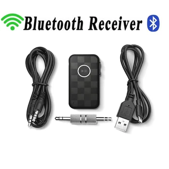 

Bluetooth 5.0 Wireless Audio Receiver 3.5mm AUX Jack Music Stereo 2.4GHz Low Latency 10 meters for Car phones CD Power amplifier