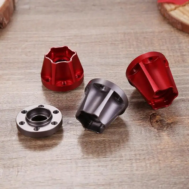 

4pcs Wheel Hex Hub Extension Adapter Longer Combiner for SCX10 RC Car Parts 1.9 2.2 inches