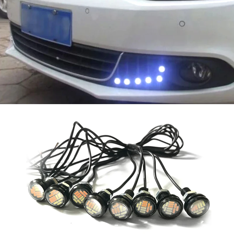 

LED SMALL LIGHTs FOG LAMP led ANGEL eyes LIGHTS BRIGHT lights front rear bumper light sourcing CAR ACCESSORIES 8pcs/set