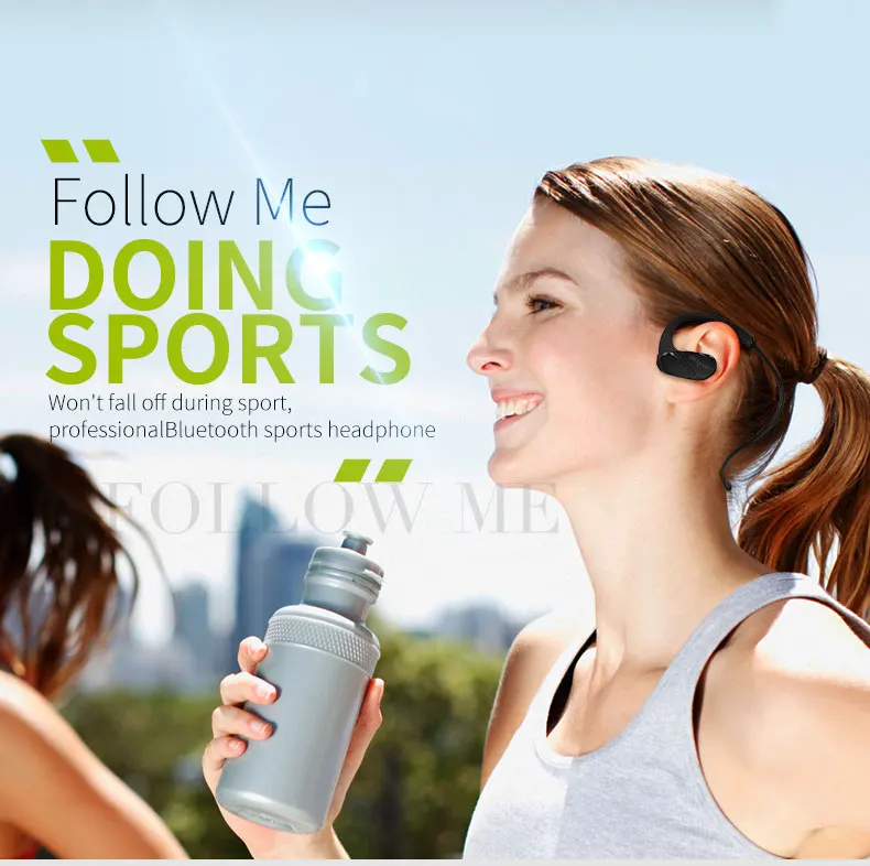 H6 Wireless Bluetooth Sport Earphone Headphone Waterproof Stereo Sound Earbuds For Xiaomi Iphone Samsung With Mic
