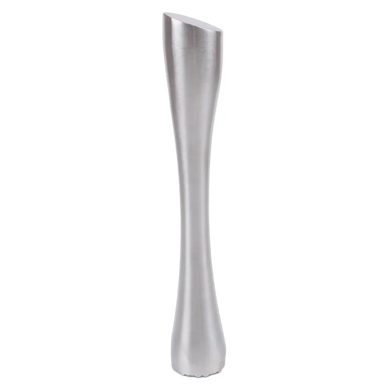 Stainless Steel Cocktail Swizzle Stick Fruit Muddle Crushed Ice Hammer Bar Tool
