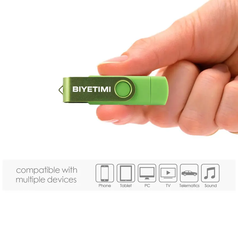 Biyetimi флеш накопитель 32 Гб Usb 64Гб OTG2.0 16 флэш высокого Скорость адаптируемые под
