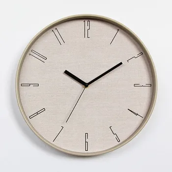 

Nordic Wall Clock Simple Modern Living Room Bedroom Decoration 12 Inch Silent Wall Clocks Round Creative Fashion Clock Home 218